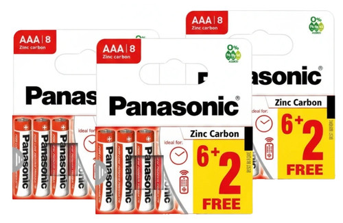 24x aaa genuine panasonic zinc - 24x,
