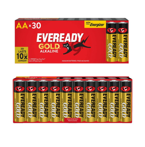 Eveready gold batteries - batteries, lr6