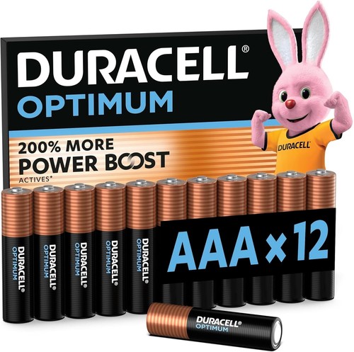 Duracell optimum aaa batteries - optimum,