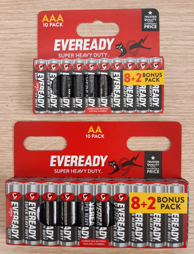 Eveready aaa zinc carbon - eveready, /