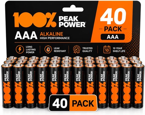 40x peakpower aaa alkaline - peakpower,