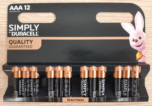 Duracell aaa batteries simply - duracell,